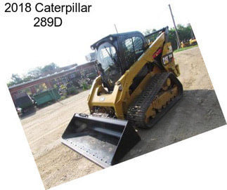 2018 Caterpillar 289D