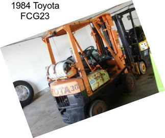 1984 Toyota FCG23