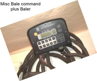 Misc Bale command plus Baler