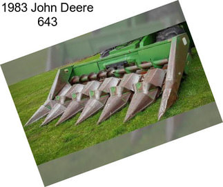 1983 John Deere 643