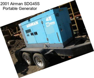 2001 Airman SDG45S Portable Generator