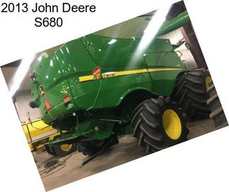 2013 John Deere S680