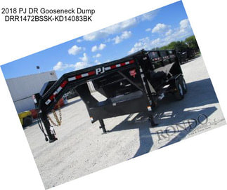 2018 PJ DR Gooseneck Dump DRR1472BSSK-KD14083BK