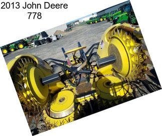 2013 John Deere 778