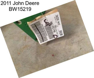 2011 John Deere BW15219