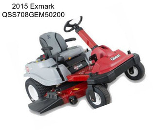 2015 Exmark QSS708GEM50200