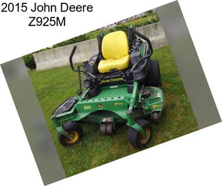 2015 John Deere Z925M