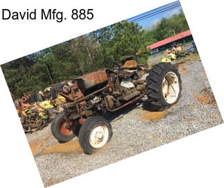 David Mfg. 885