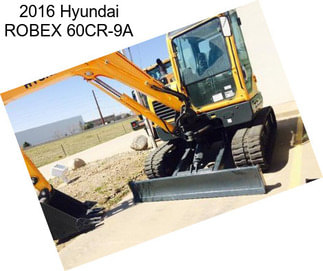 2016 Hyundai ROBEX 60CR-9A