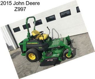 2015 John Deere Z997