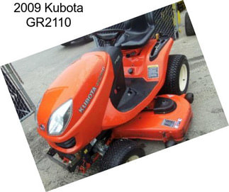 2009 Kubota GR2110