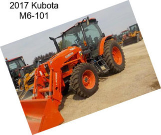 2017 Kubota M6-101