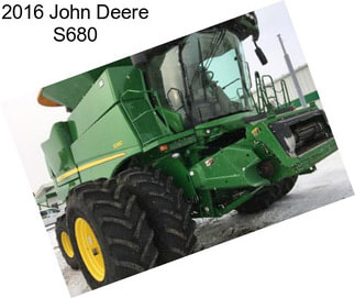 2016 John Deere S680