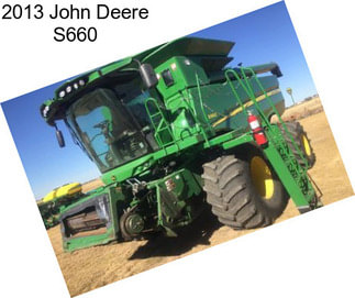 2013 John Deere S660