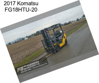 2017 Komatsu FG18HTU-20