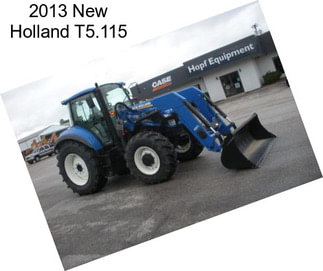 2013 New Holland T5.115