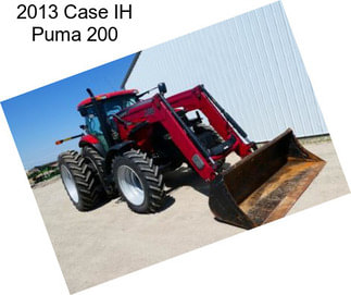2013 Case IH Puma 200
