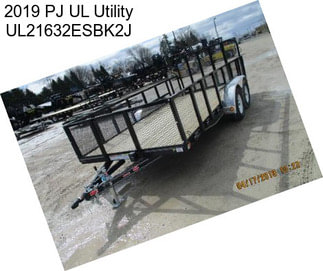 2019 PJ UL Utility UL21632ESBK2J