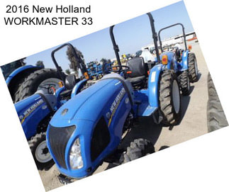 2016 New Holland WORKMASTER 33