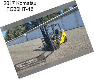 2017 Komatsu FG30HT-16