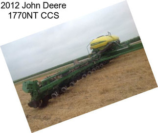 2012 John Deere 1770NT CCS