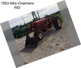 1953 Allis-Chalmers WD