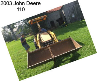 2003 John Deere 110