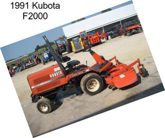 1991 Kubota F2000