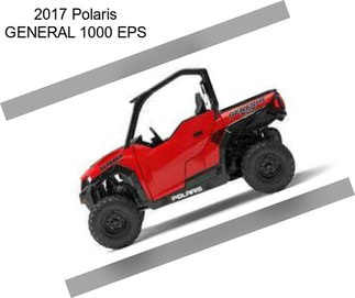 2017 Polaris GENERAL 1000 EPS