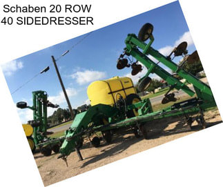 Schaben 20 ROW 40 SIDEDRESSER