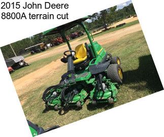 2015 John Deere 8800A terrain cut