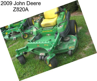 2009 John Deere Z820A