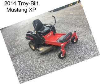 2014 Troy-Bilt Mustang XP