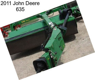 2011 John Deere 635