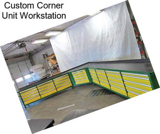 Custom Corner Unit Workstation