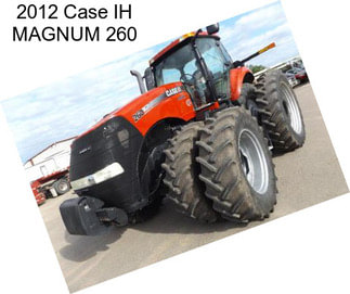 2012 Case IH MAGNUM 260