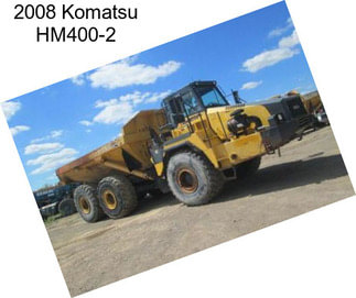 2008 Komatsu HM400-2