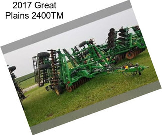 2017 Great Plains 2400TM