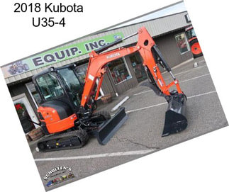 2018 Kubota U35-4