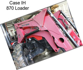 Case IH 870 Loader