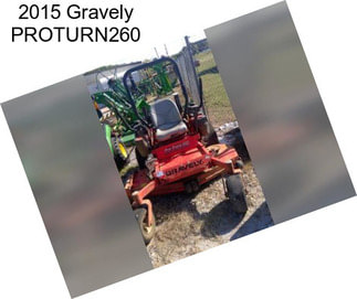 2015 Gravely PROTURN260