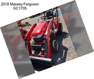 2018 Massey-Ferguson GC1705