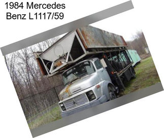 1984 Mercedes Benz L1117/59