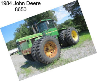1984 John Deere 8650