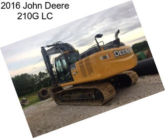 2016 John Deere 210G LC