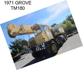1971 GROVE TM180