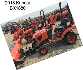 2018 Kubota BX1880