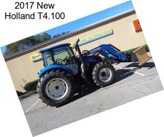 2017 New Holland T4.100