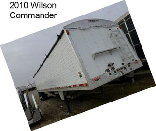 2010 Wilson Commander