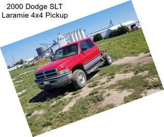 2000 Dodge SLT Laramie 4x4 Pickup